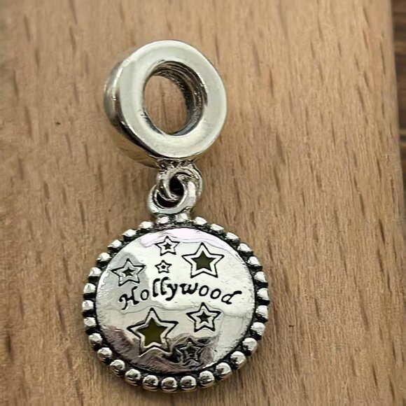 Pandora Hollywood Stars Los Angeles US Charm, S925 Silver Bracelets - Picture 1 of 4